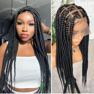 Jumbo Size Knotless Braids - Black