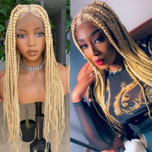 Jumbo Size Knotless Braids - Black