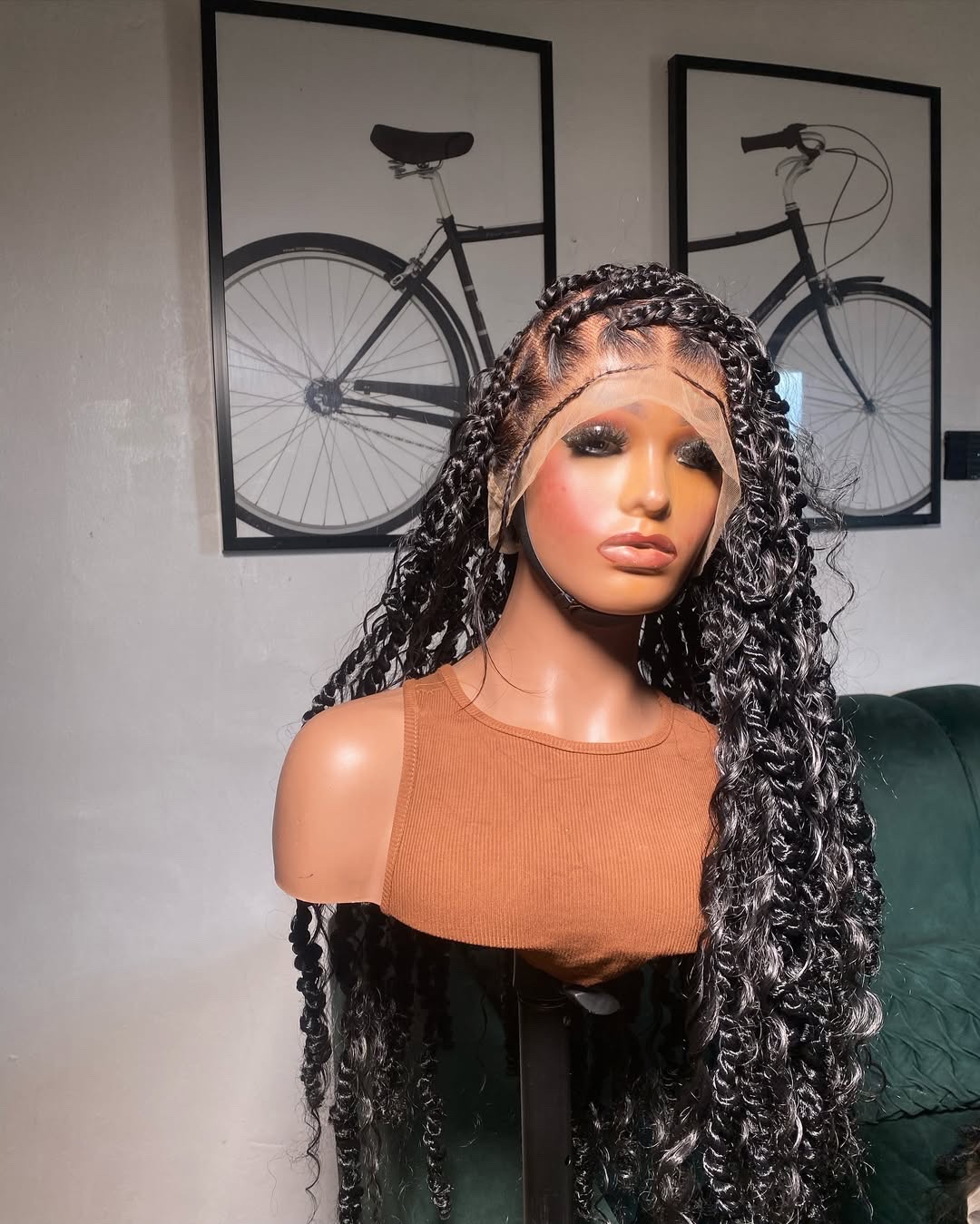 Easter sales 🛍️🛍️🛍️Full Lace Goddess Passion Twist Wig – 30 Inches - Image 3