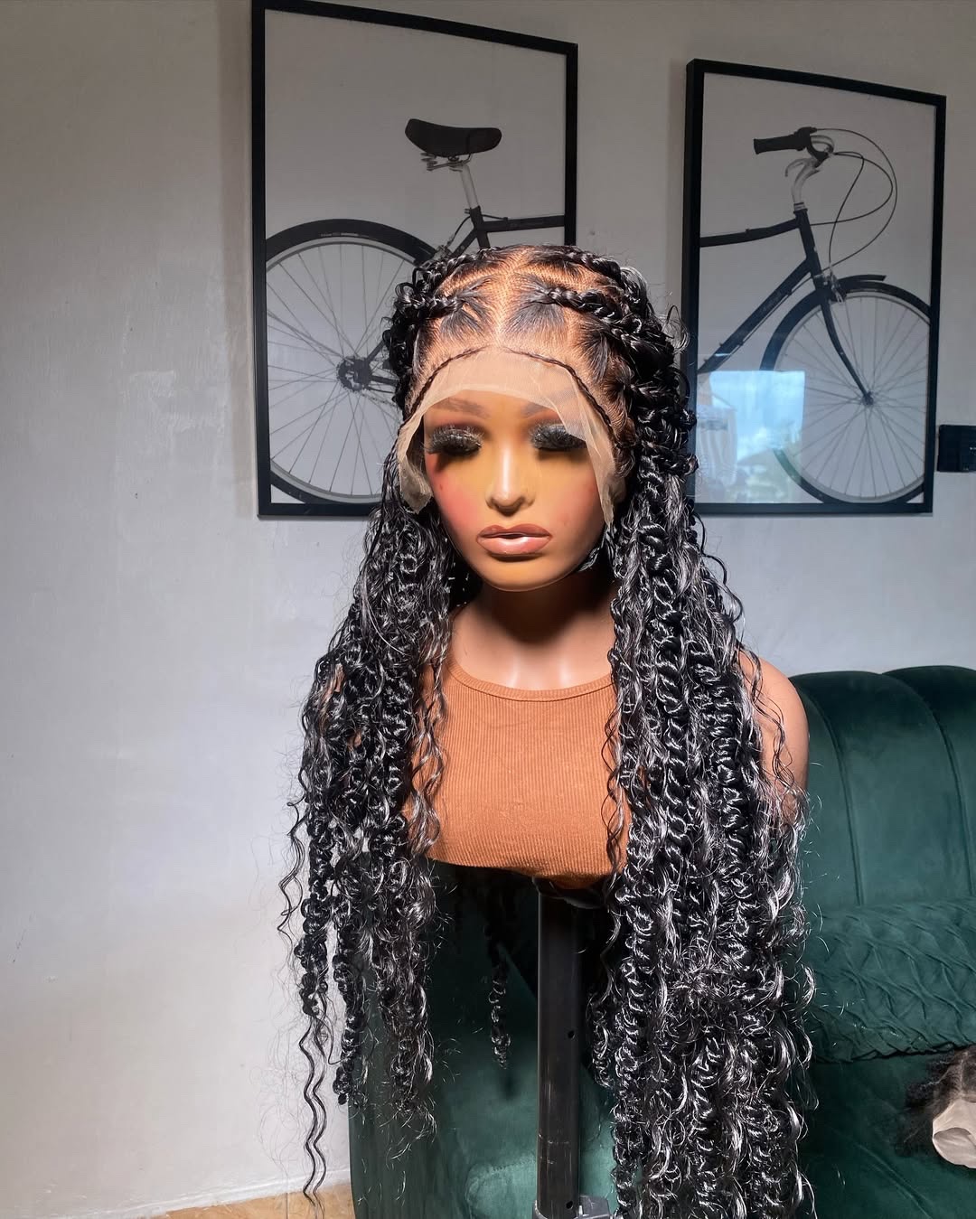 Easter sales 🛍️🛍️🛍️Full Lace Goddess Passion Twist Wig – 30 Inches - Image 2