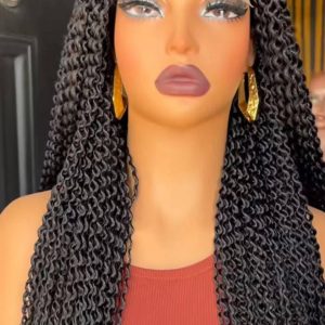 Watermelon curls -Micro Twist Lace Front Wig – Available in All Colors