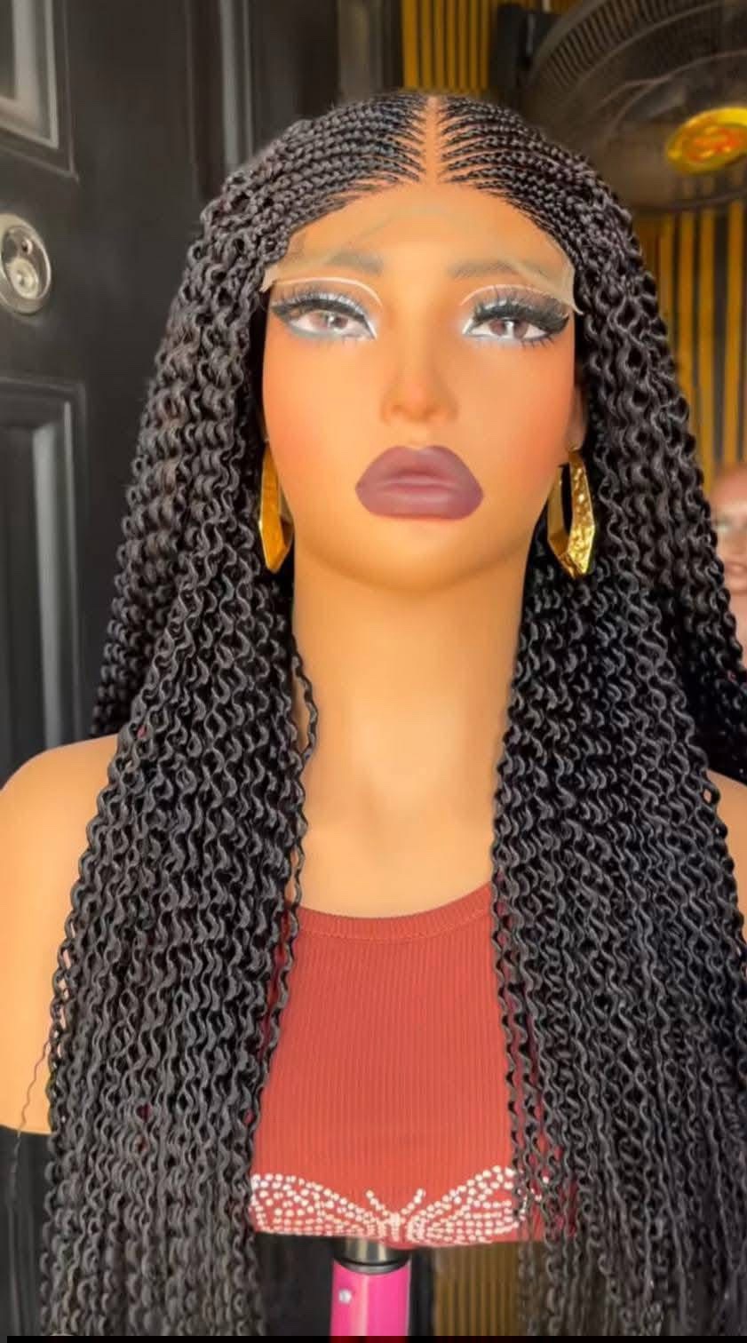 Watermelon curls -Micro Twist Lace Front Wig – Available in All Colors