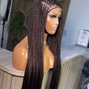 Sisters Loc Hand-Braided Full Lace Front Wig – Available in All Colors