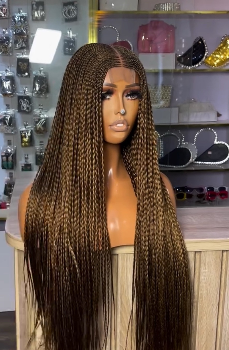 Fulani Loose Braids Lace Front Unit – Available in All Colors - Image 6