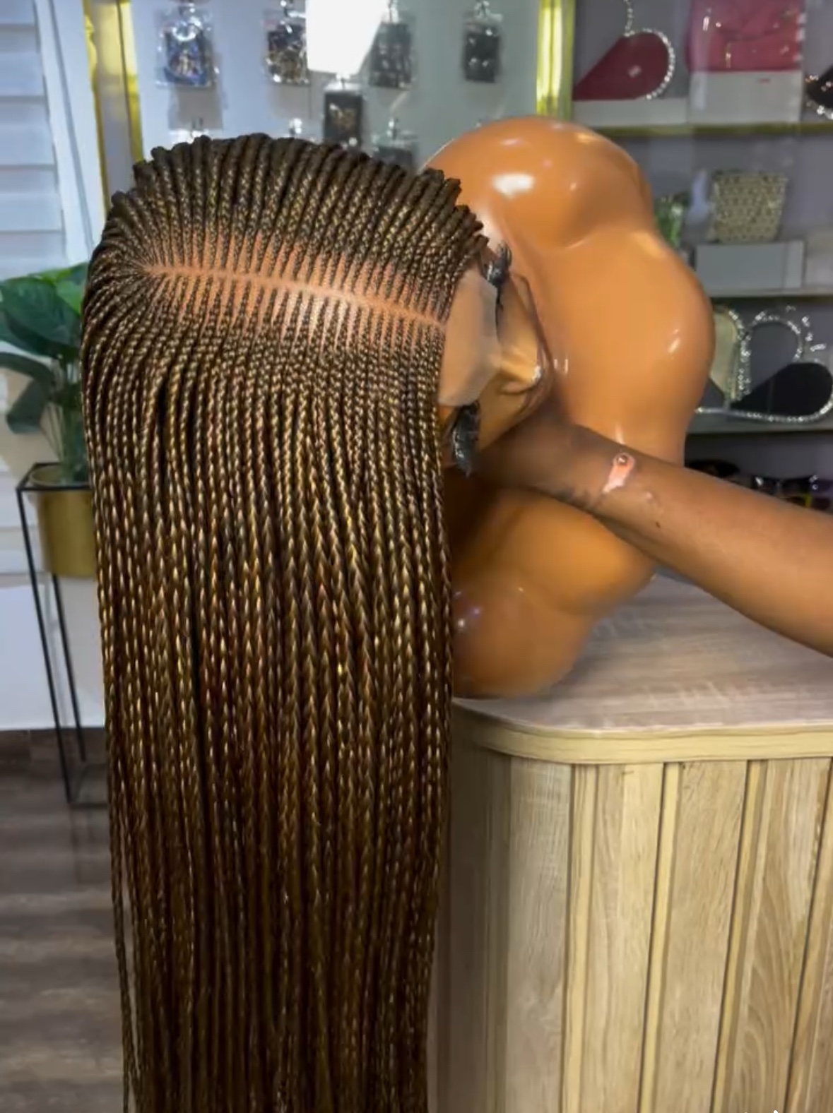 Fulani Loose Braids Lace Front Unit – Available in All Colors - Image 2