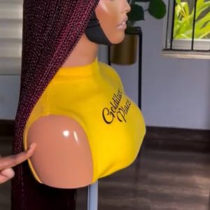 Bone straight wig -Honey Blonde Ombré Braided Lace Front Wig – Knotless Curls