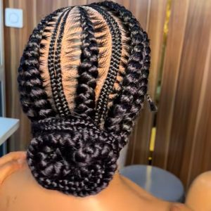 Amara’s Cornrow – Premium Full Lace Front Braided Wig with Realistic Scalp & Baby Hair