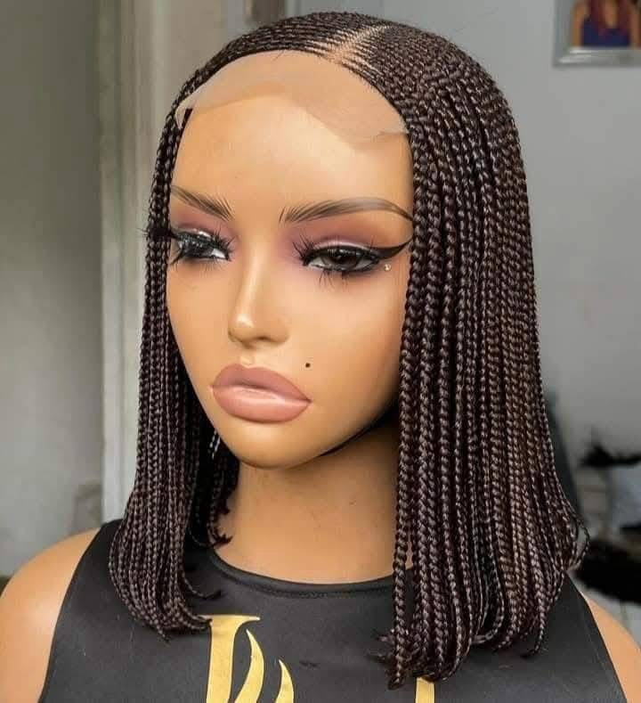 cornrow bob unit, very lightweight and neat