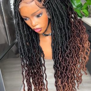 Zara Boho Distressed Butterfly Locs Full Lace Wig