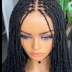 human hair kinky wig, It's so soft, tangle free,
lightweight and guaranteed to last for 10years
Style: 100% human hair kinky twists