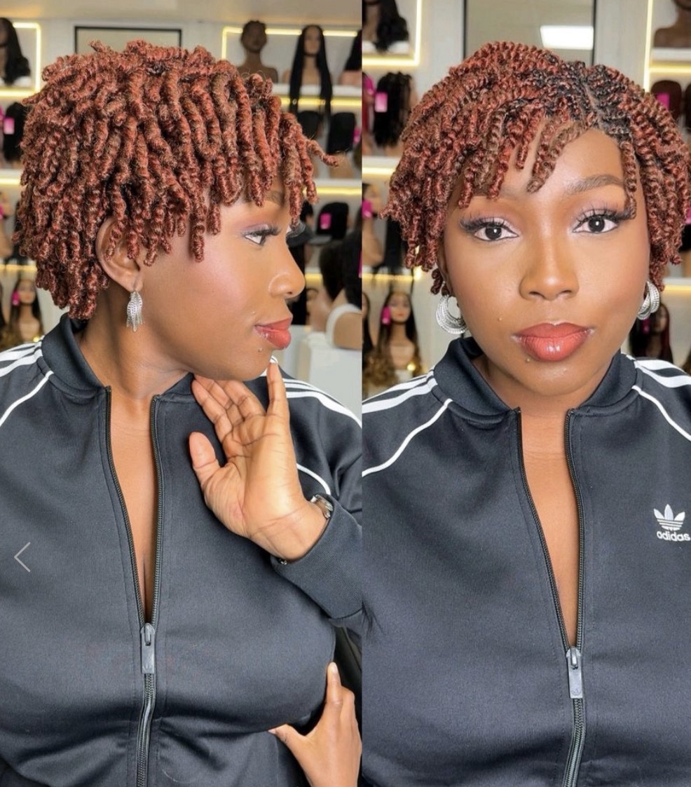 Easter sales 🛍️🛍️🛍️Short closure Kinky Twist Braided Wig