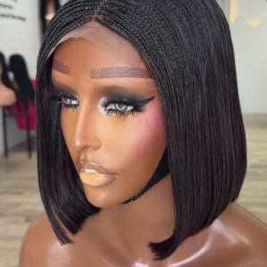 8’’ SDD Human Hair Micros – Braided Lace Frontal Bob