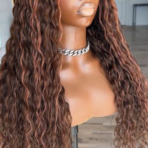 26” Human Hair Micros (Color 4/30 Chocolate & Honey Mix)