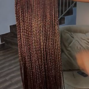 Fulani inspired loose braids