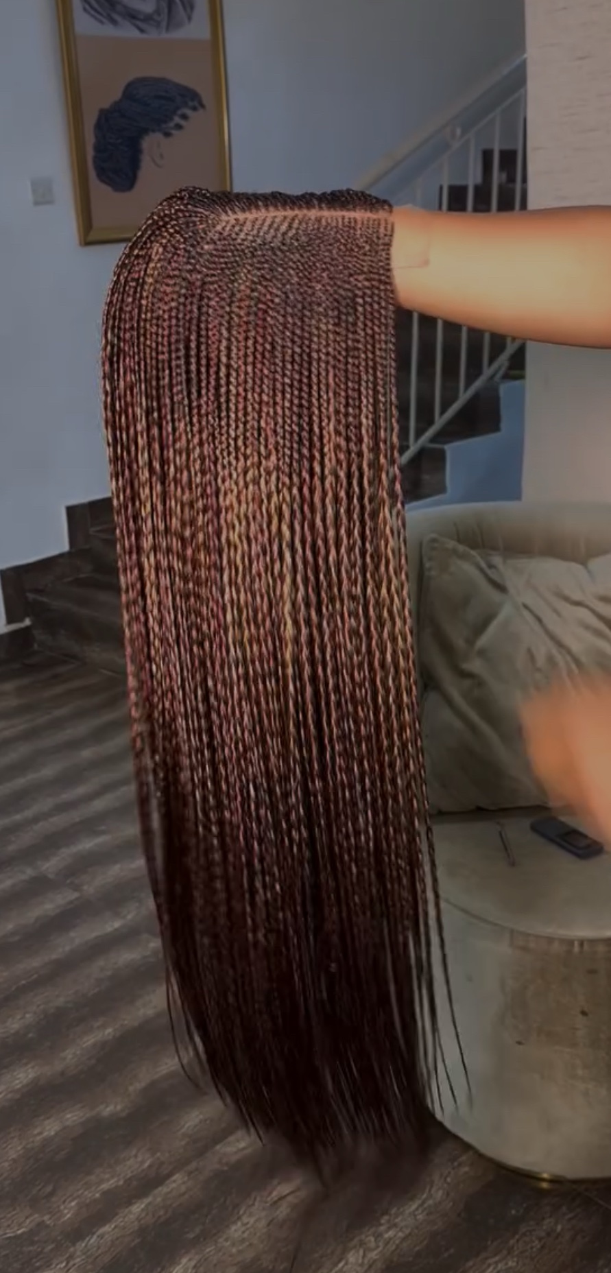 Fulani inspired loose braids