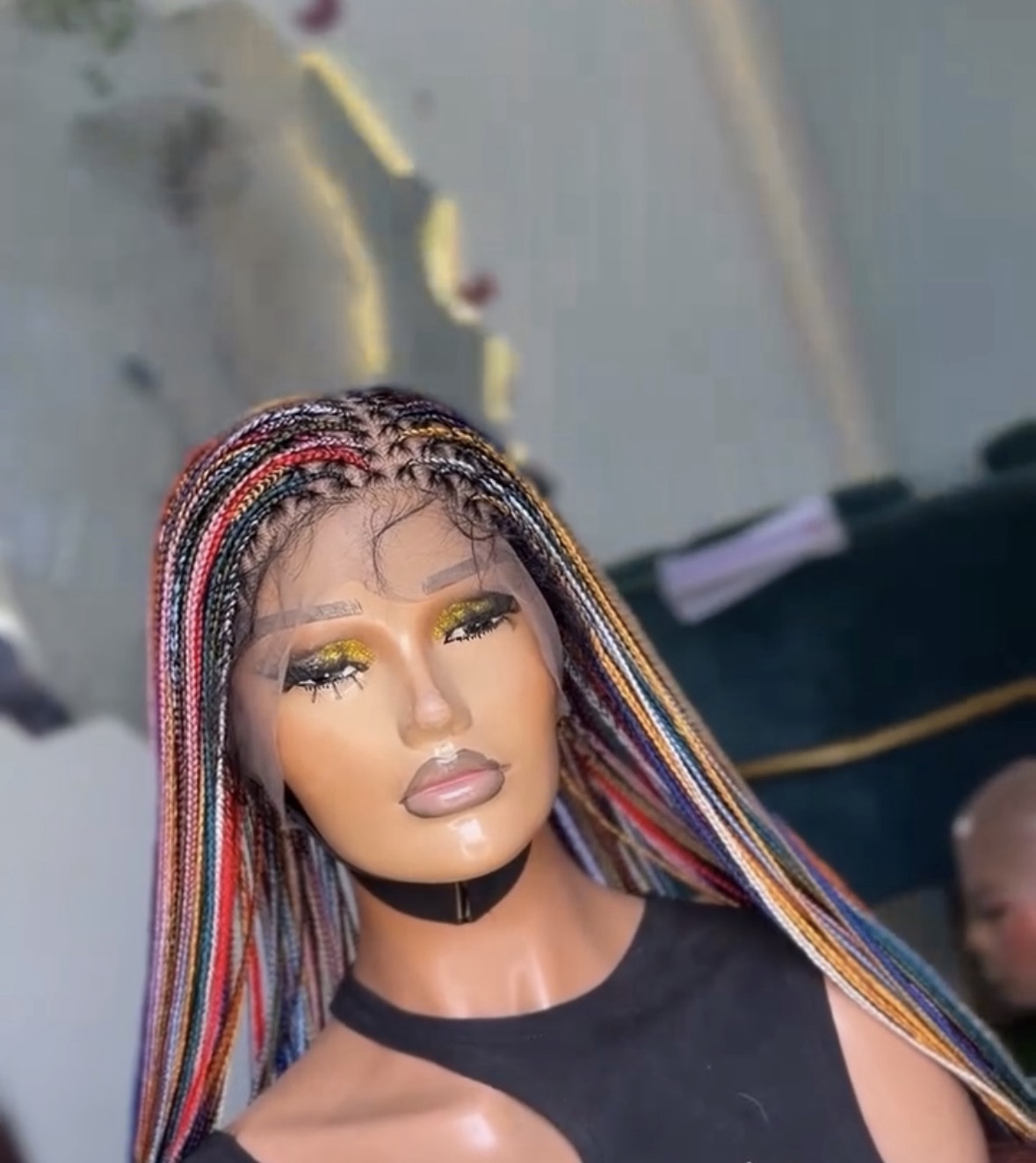 Easter sales 🛍️🛍️ Glueless Knotless Rainbow 🌈 Wig