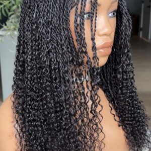 100% kinky twist human hair