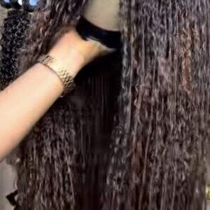 34” unique Goddess braided wig