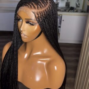 Black Sisters Straight C-Cut Unit – Premium Sleek Straight Lace Wig for Women