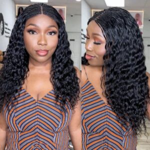 Easter Sales 🛍️🛍️ | Style: 18” Hybrid Human Hair Micro-Braid Deep Wave