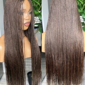 28” Premium Microtwists Lace Front Wig | Custom 33/30 Ombré Color Mix