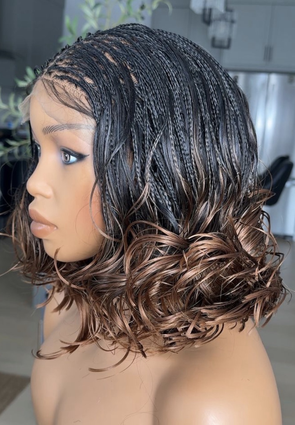 Product Indiana Silky Bob | Premium Straight Human Hair Short Wig - Image 3