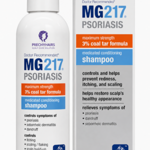 Psoriasis Medicated Shampoo -Itch 3% Coal Tar Scalp Treatment for Dandruff & Flakes | PrechyHairs
