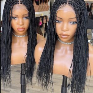 20” Closure Box Braids Wig