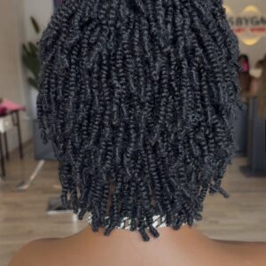 Afro kinky Pixie (black)