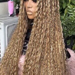 Gold Human Hair Goddess Braid