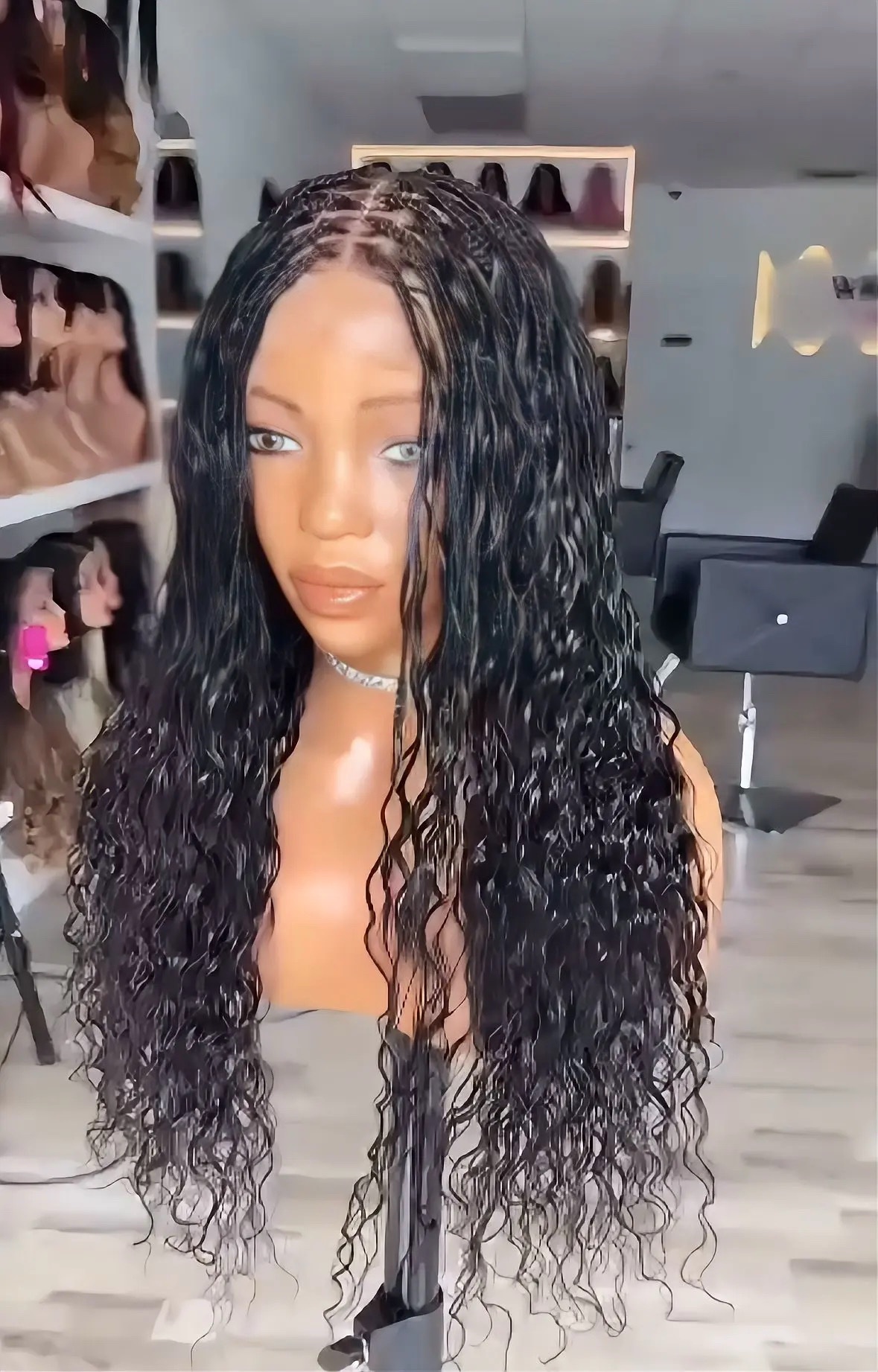 26” Boho Braids Full Lace Wig - Image 4