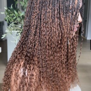 100% human hair kinky twists color 2/30