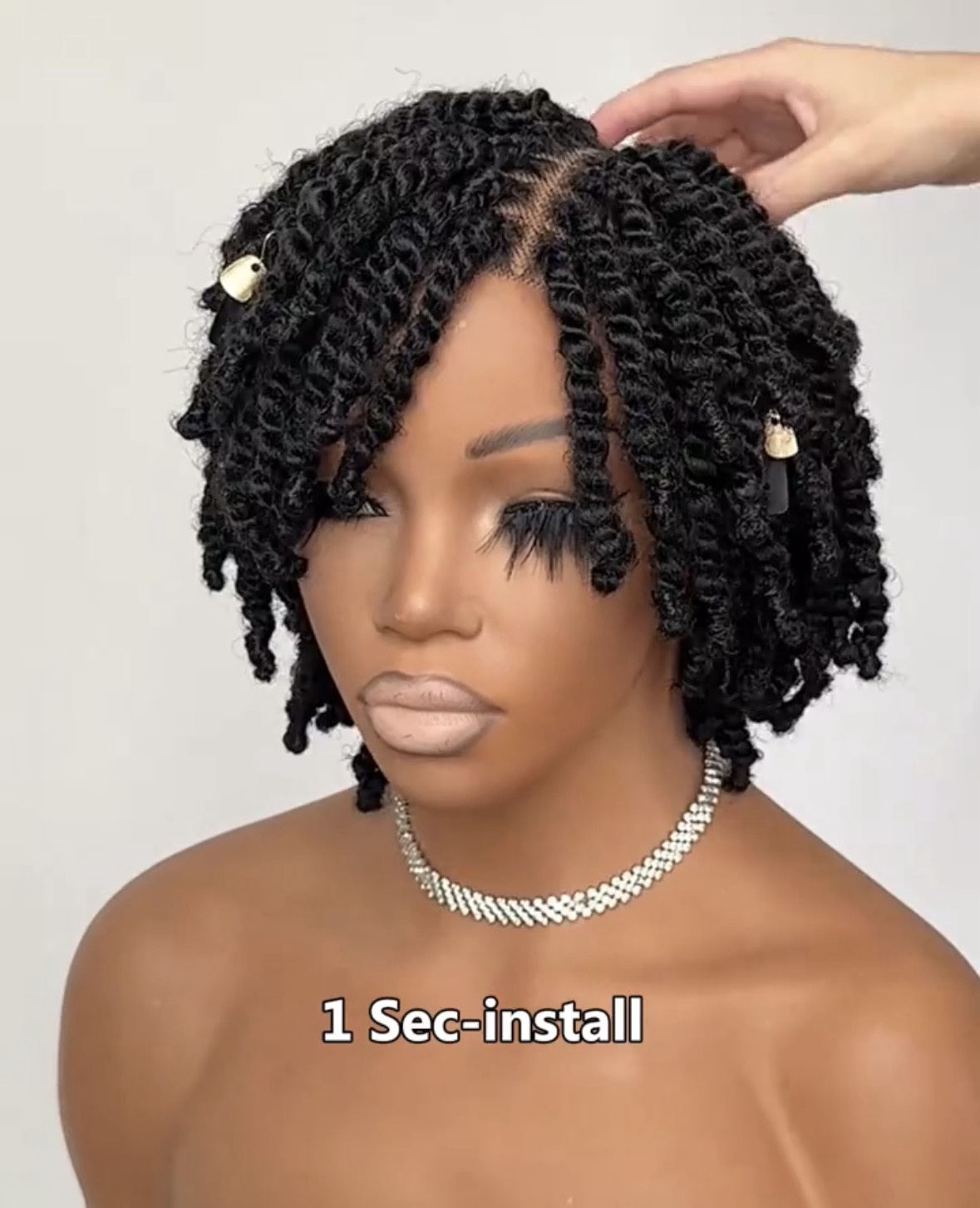 Afro kinky human hair full Hd lace wig - Image 2