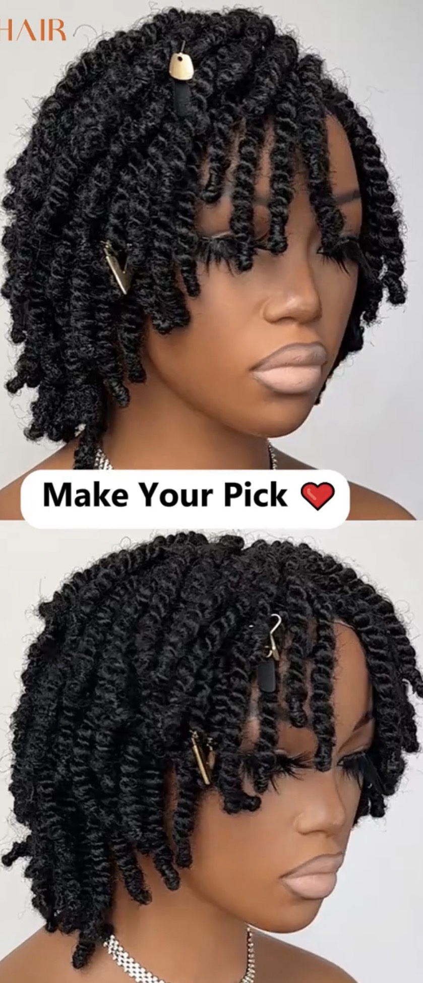 Afro kinky human hair full Hd lace wig - Image 3